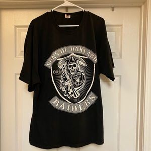 **SOLD** Y2k NFL Sons Of Oakland Raiders Tee